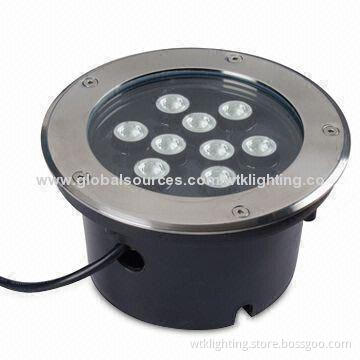 9W LED Underground Lights, IP65 Protection Grade, 180 x 90mm, CE Certified/RoHS Directive-compliant